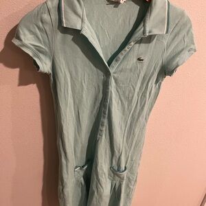 Lacoste Light Blue Polo Dress‎ Size 36